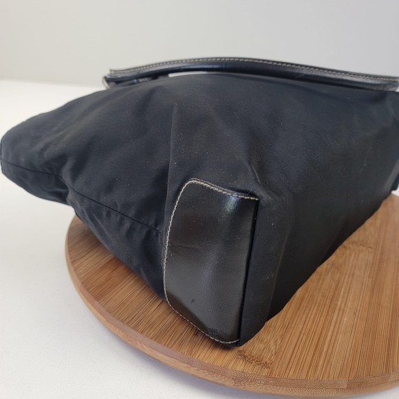 Vintage Prada TESSUTO Nylon Black Tote Shoulder Bag - Picture 6 of 16